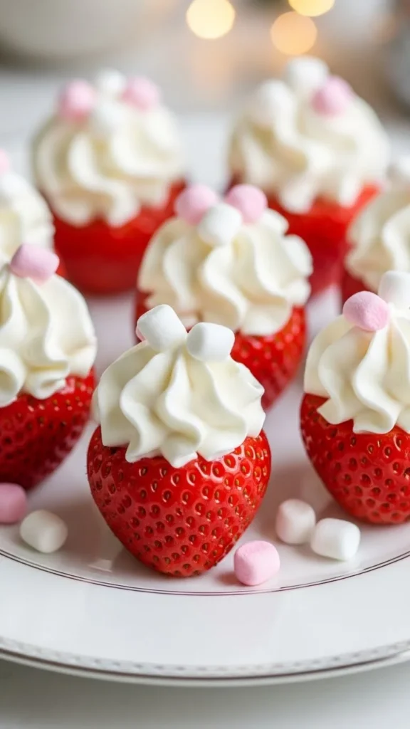 Strawberry Santa Hats