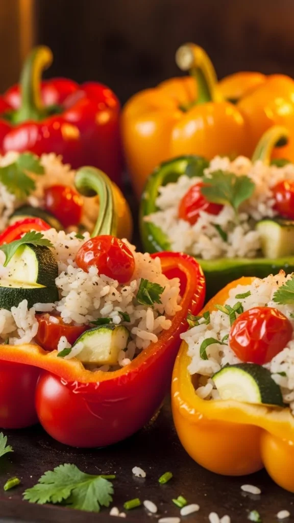 Stuffed Bell Peppers (Gluten-Free)