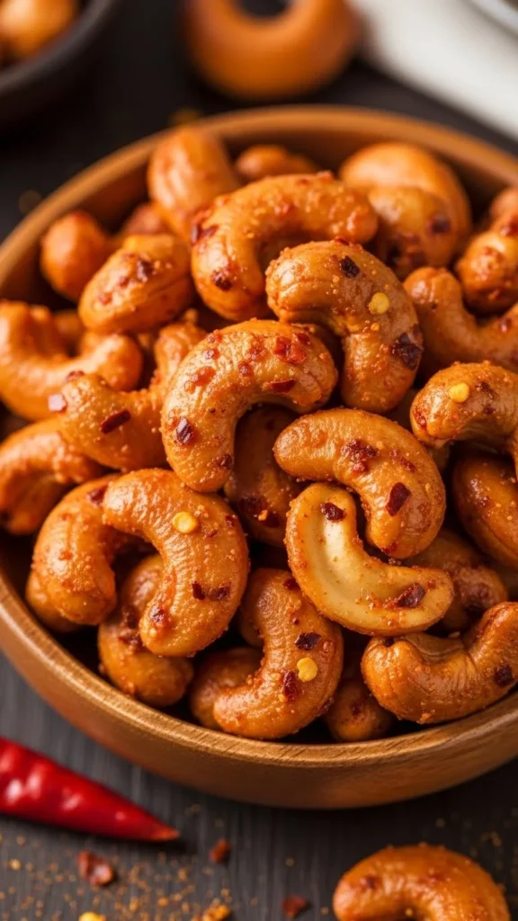Sweet & Spicy Cashews