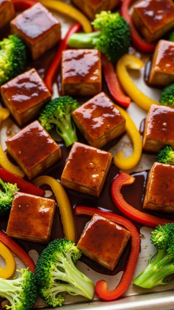 Teriyaki Tofu & Veggie Tray