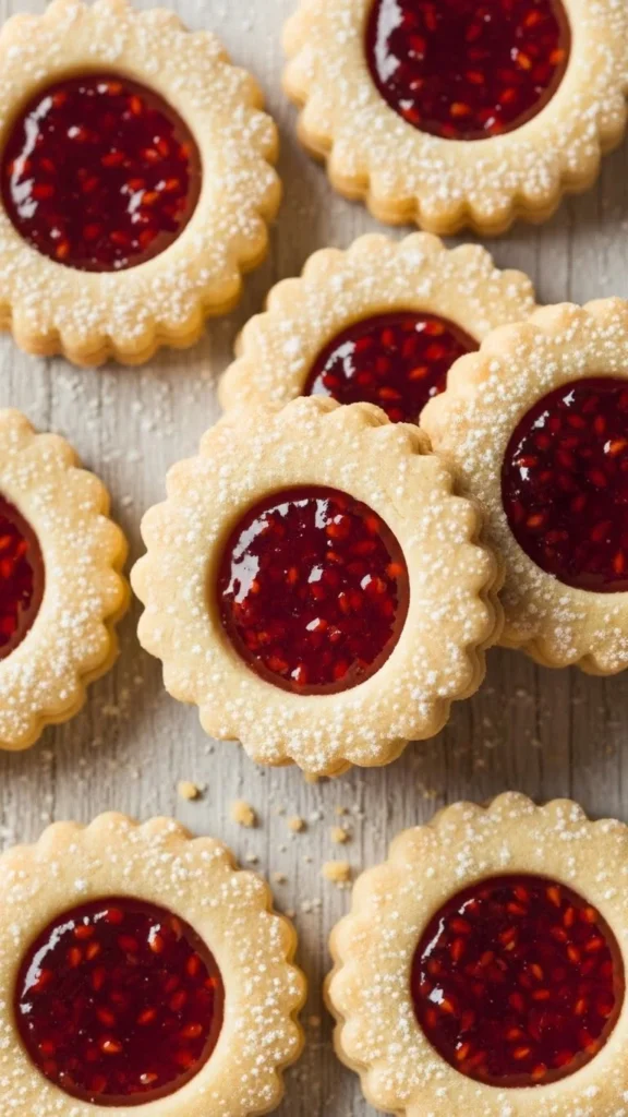 Thumbprint Jam Cookies