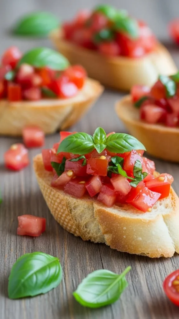 Tomato Basil Bruschetta