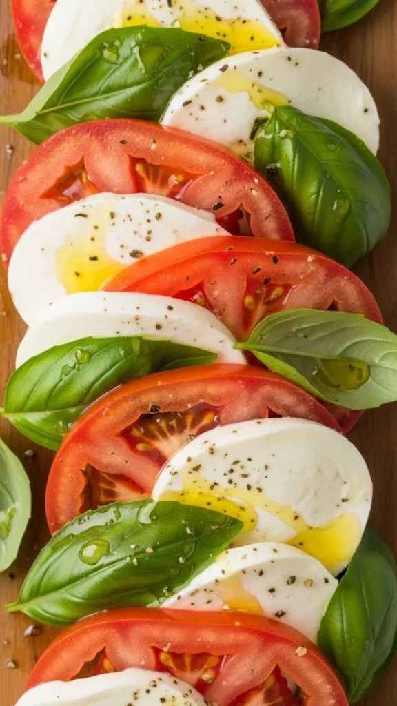 Tomato Basil Mozzarella Salad