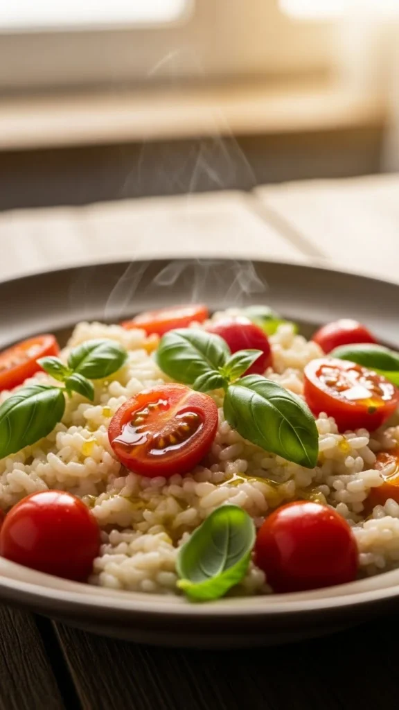 Tomato Basil Risotto