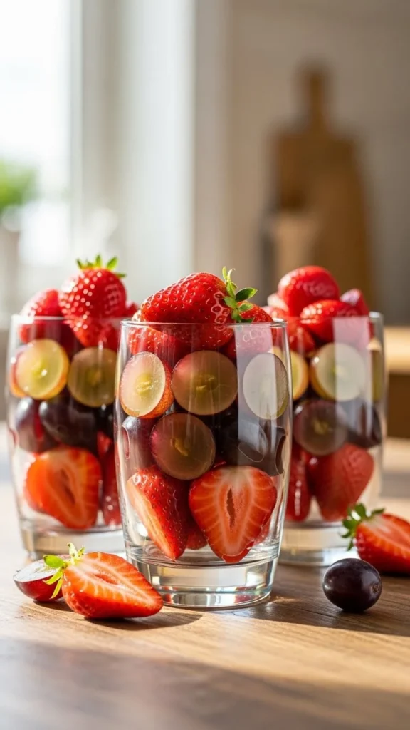 Valentine Fruit Cups
