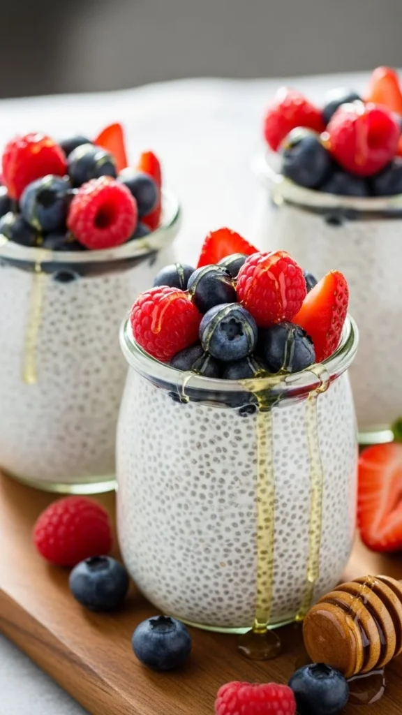 Vanilla Chia Seed Pudding Cups