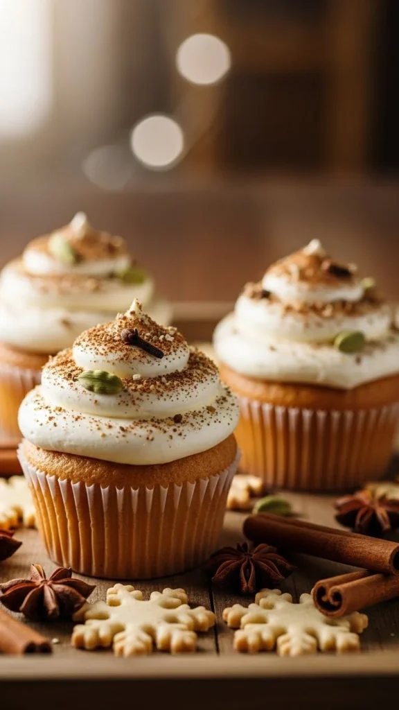 Vegan Chai Spiced Cupcakes