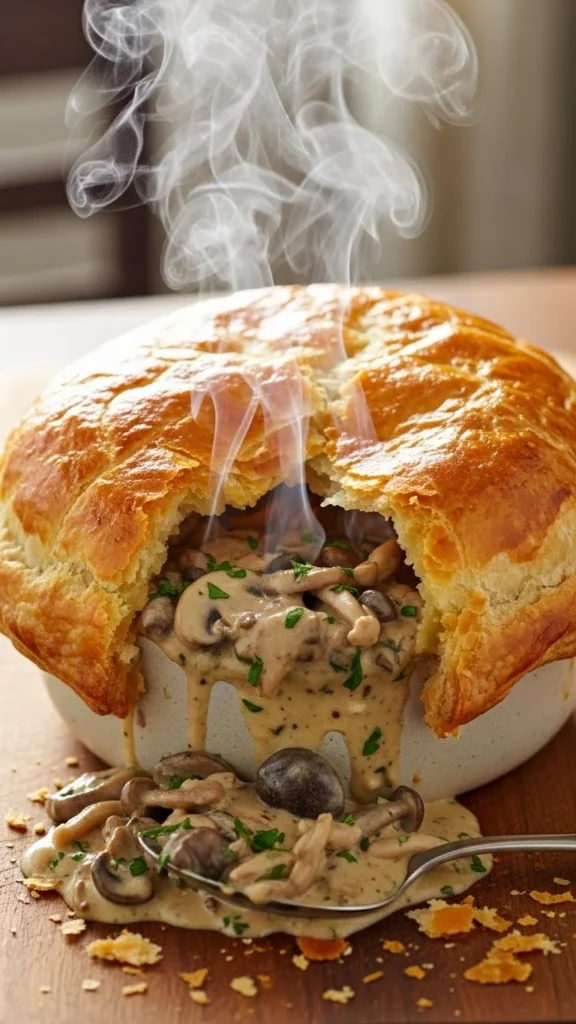Vegan Mushroom Pot Pie
