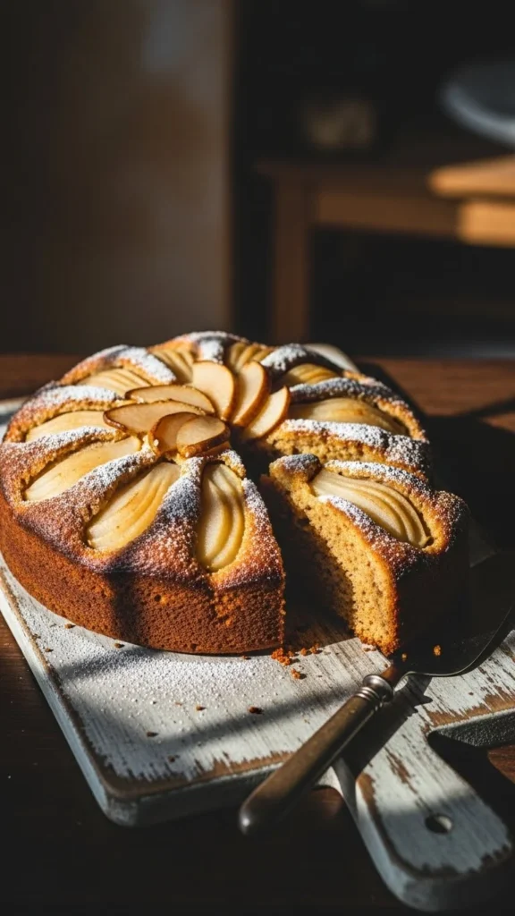 Vegan Spiced Pear Cake