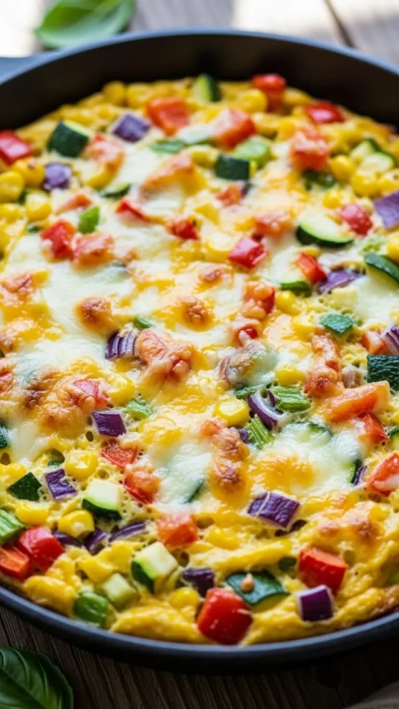 Veggie Cheese Frittata