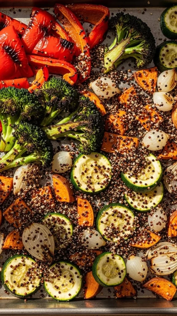 Veggie & Quinoa Sheet-Pan Bowl