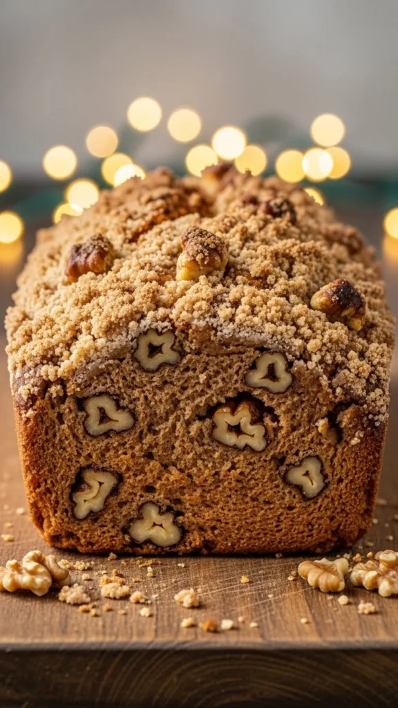 Walnut Spice Crumble Loaf