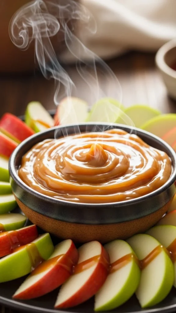 Warm Caramel Apple Dip