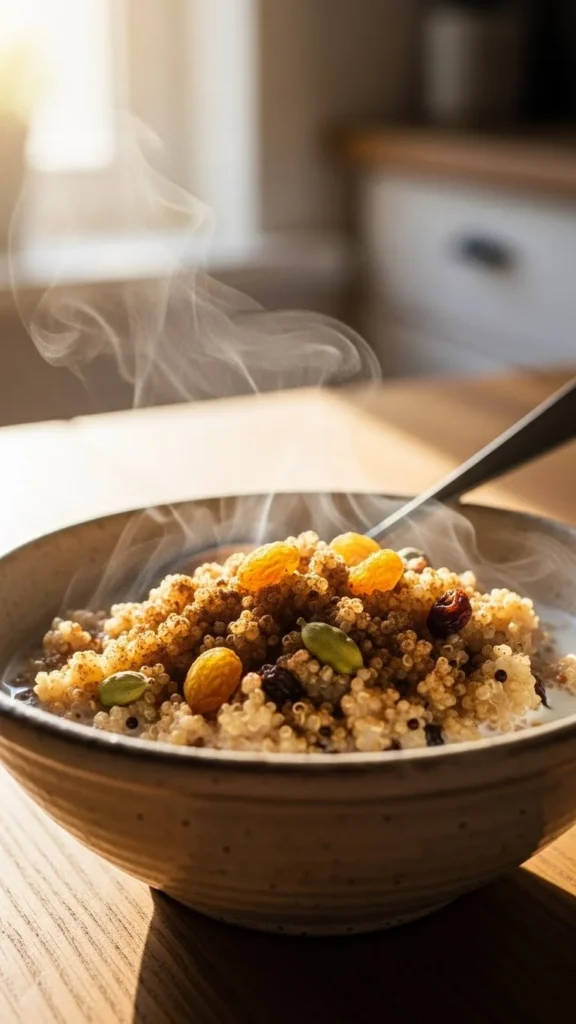 Warm Chai-Spiced Quinoa