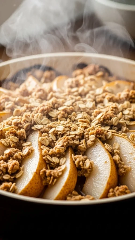 Warm Pear Crisp