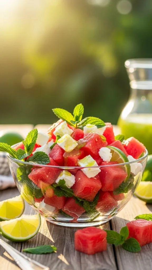 Watermelon Mint Salad