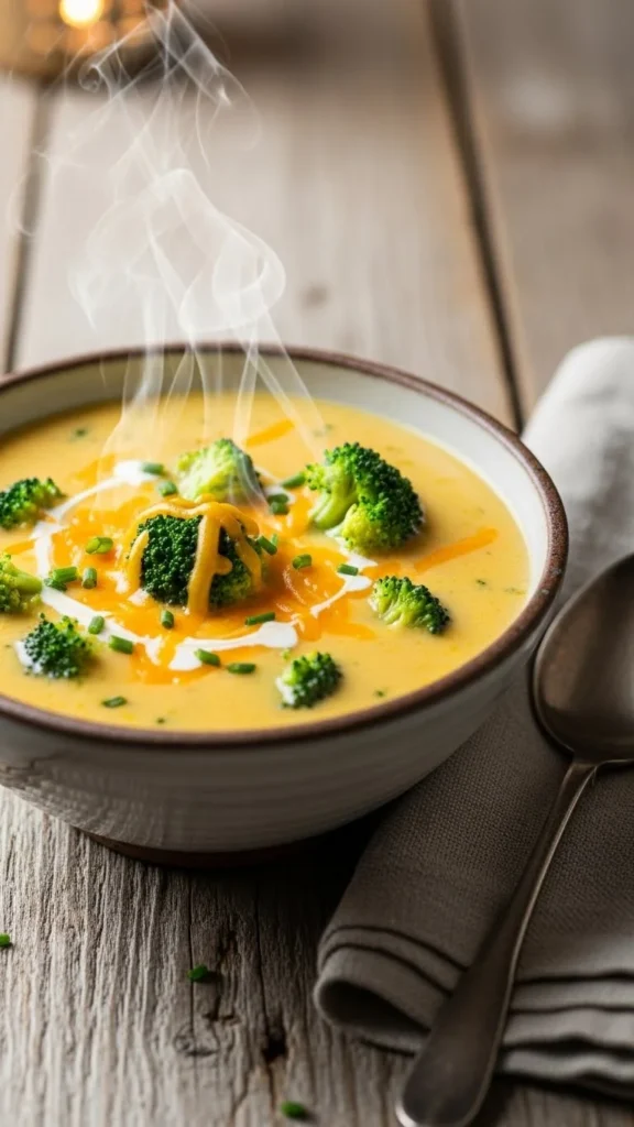 White Cheddar Broccoli Soup