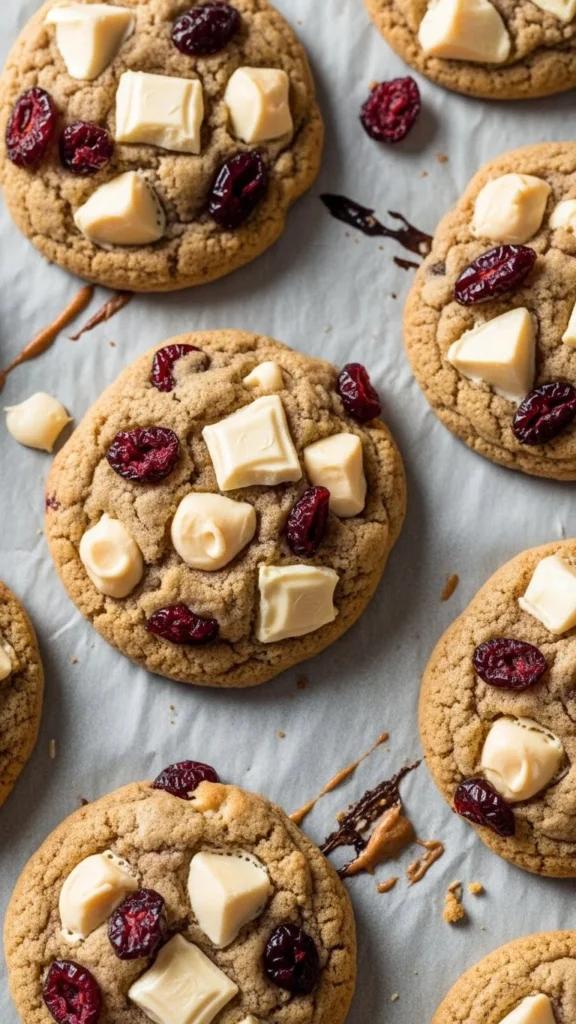 White Chocolate Cranberry Cookies