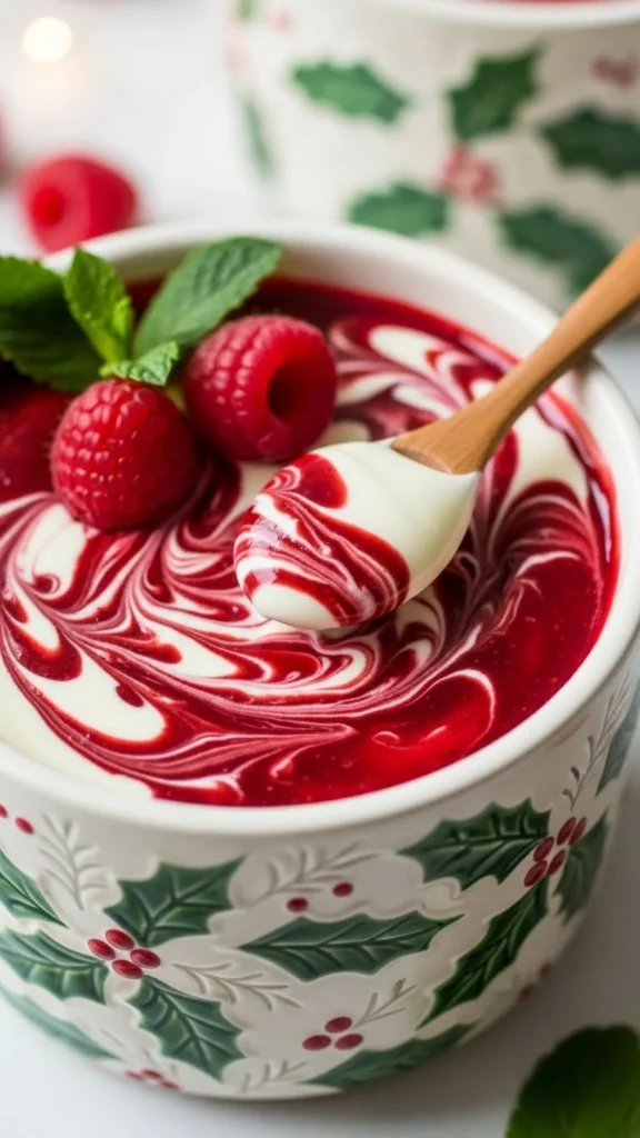 White Chocolate Raspberry Fondue