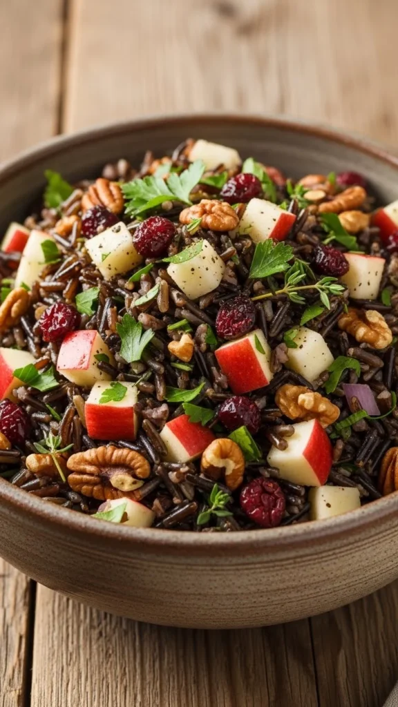 Wild Rice Winter Salad