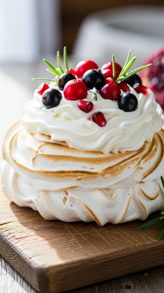 Winter Berry Pavlova