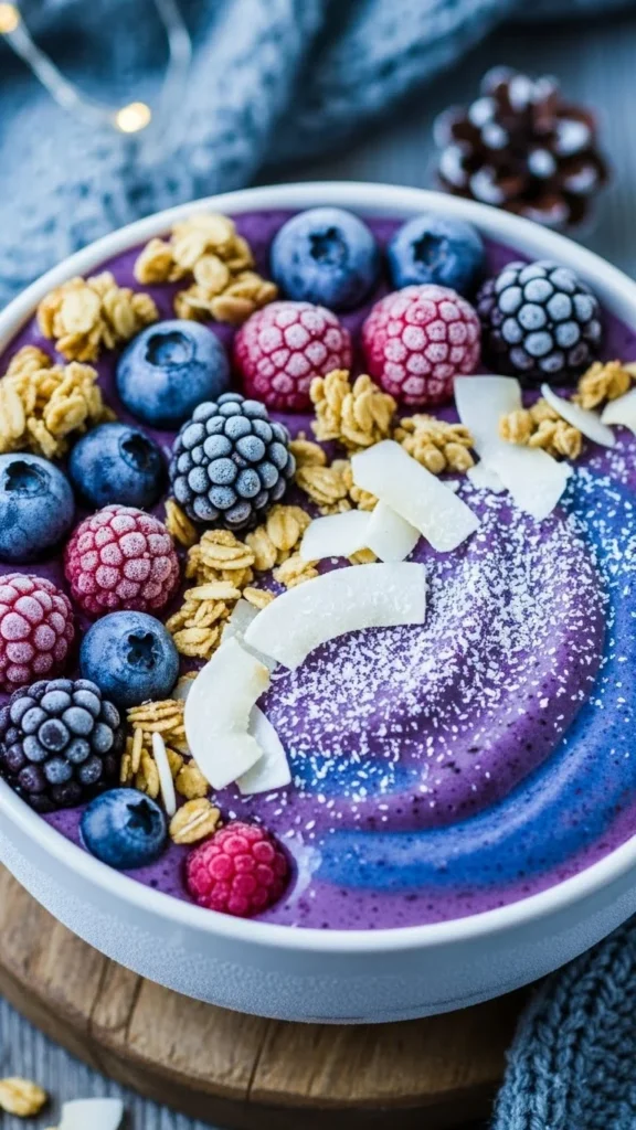 Winter Berry Smoothie Bowl