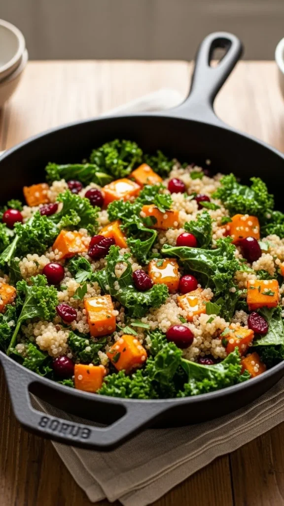 Winter Vegetable Quinoa Skillet
