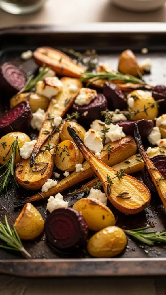 Winter Veggie Medley with Feta