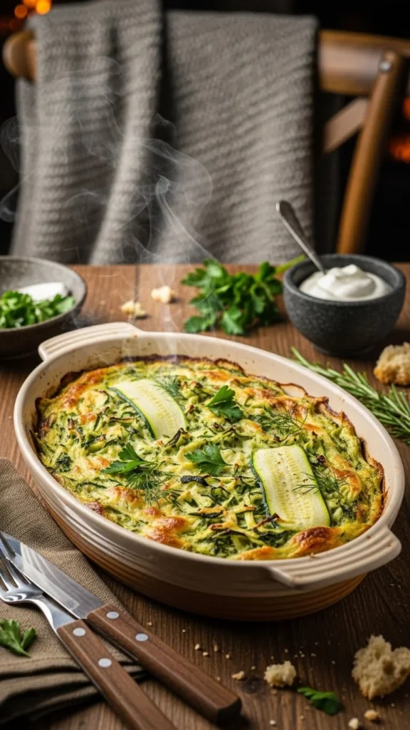 Zucchini & Herb Breakfast Casserole