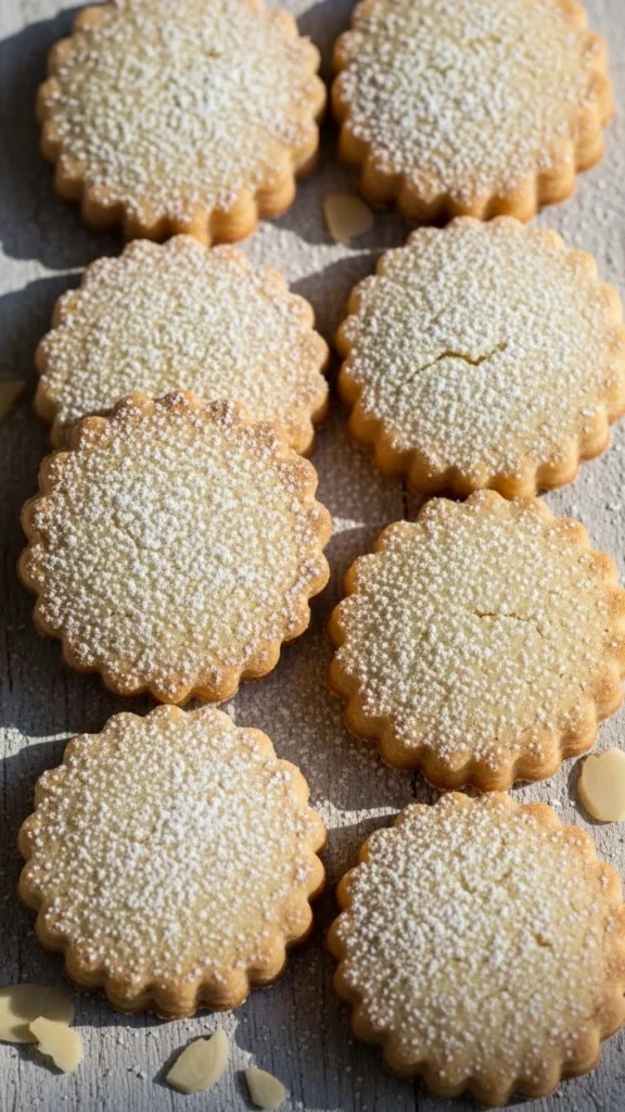 Almond Shortbread Cookies