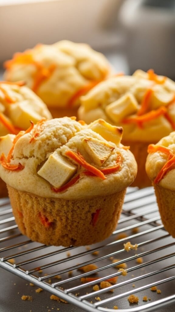 Apple Carrot Breakfast Muffins