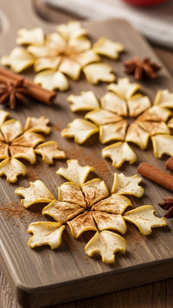 Apple Cinnamon Snowflake Chips
