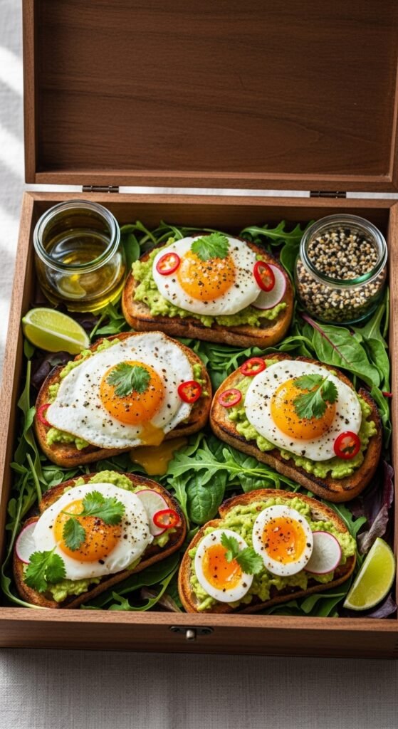 Avocado Egg Toast Box