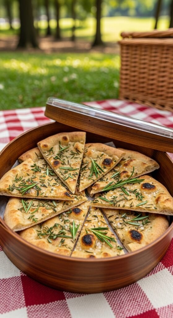 Baked Flatbread Slices