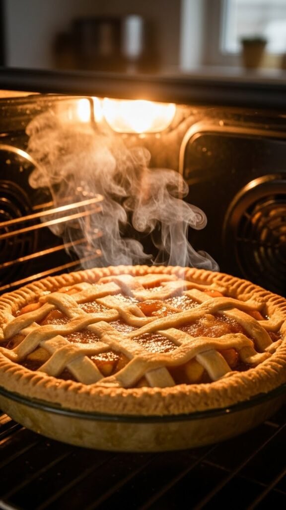 Baking Until Golden and Bubbly