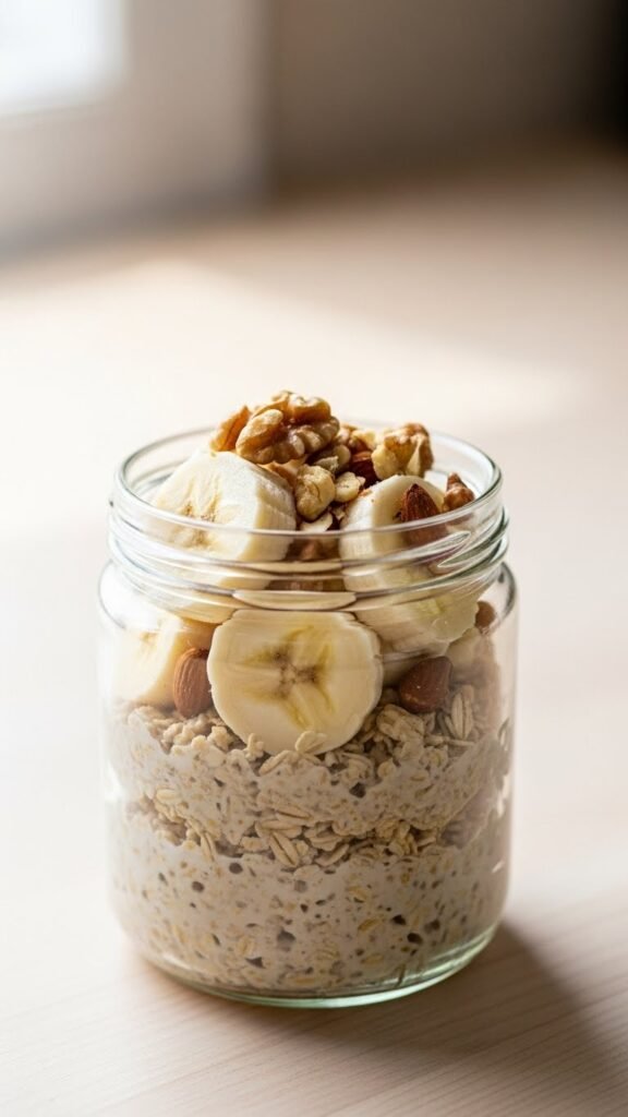 Banana Nut Overnight Oats