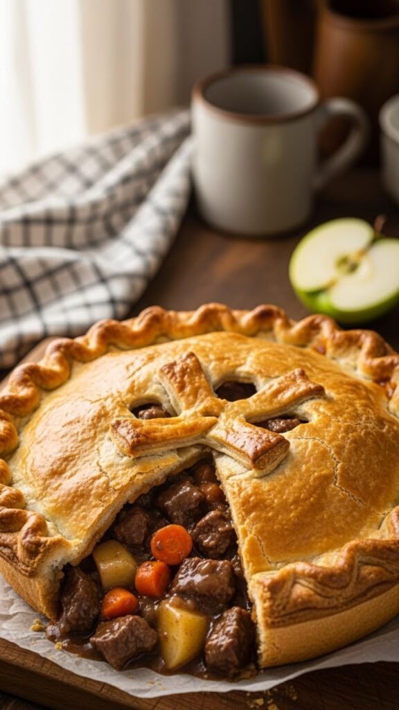 Beef and Onion Pie
