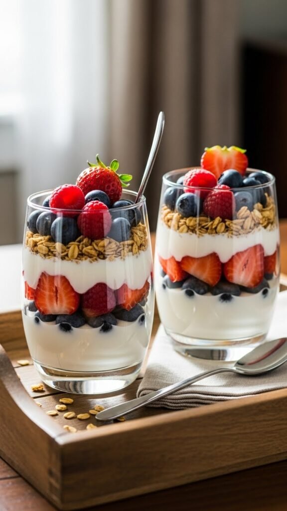 Berry Yogurt Parfait Cups