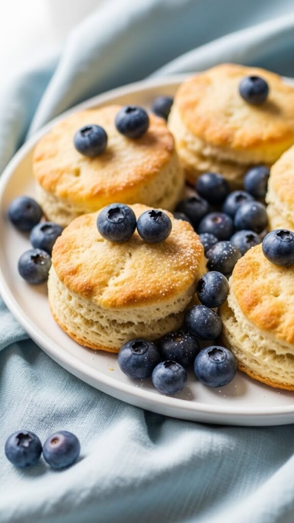 Blueberry Breakfast Biscuits