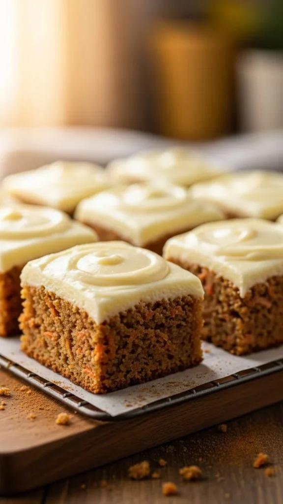 Carrot Cake Snack Bars