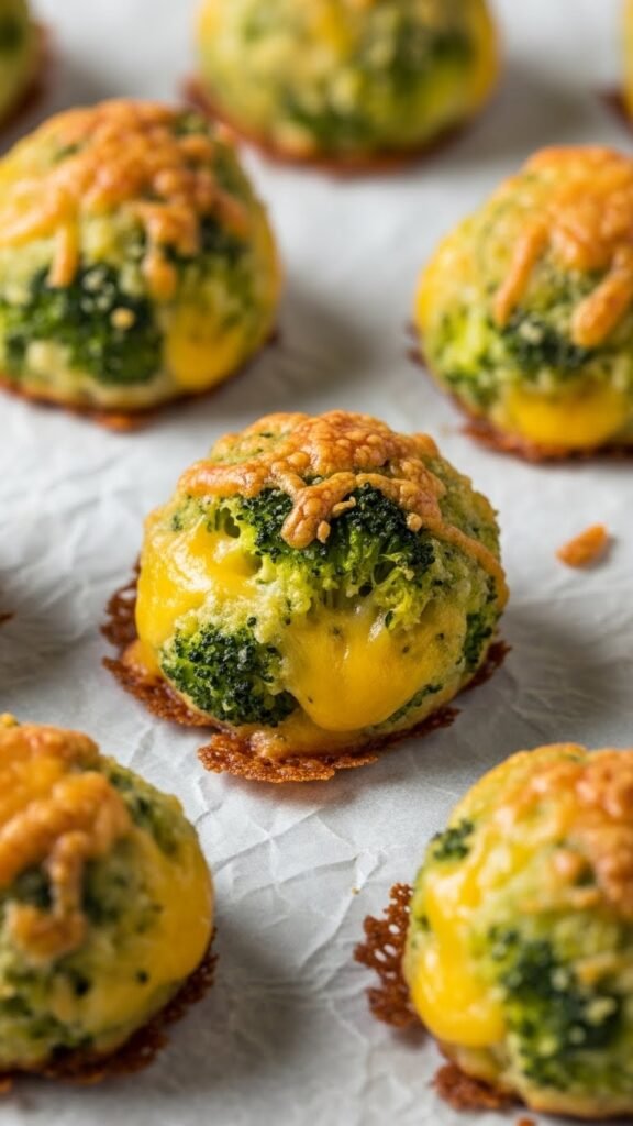 Cheesy Broccoli Bites