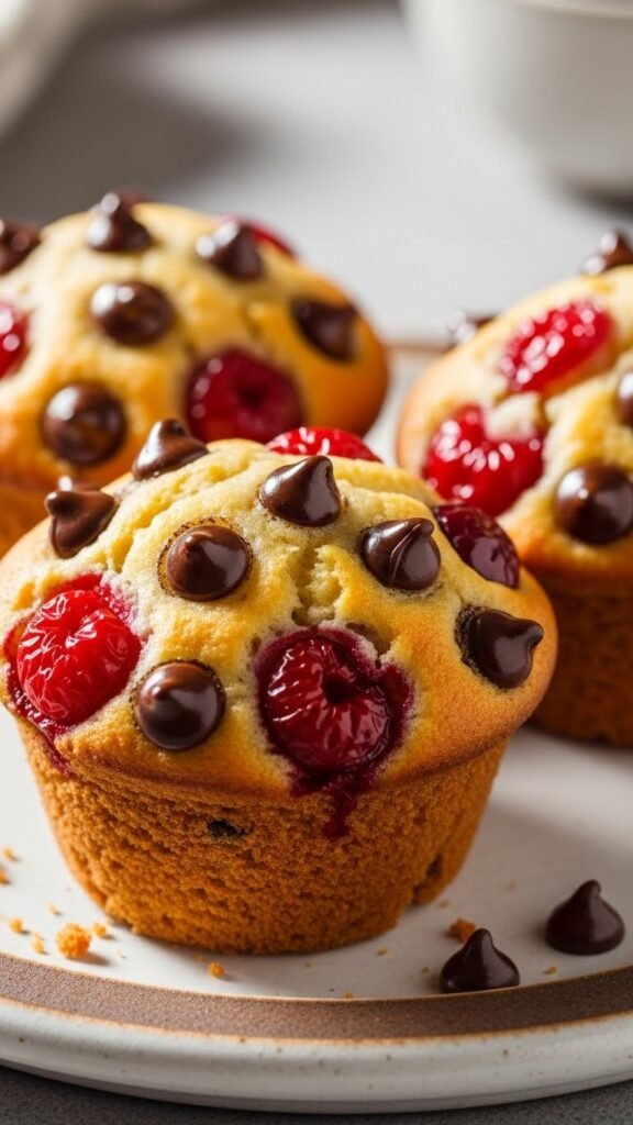 Cherry Chocolate Chip Muffins