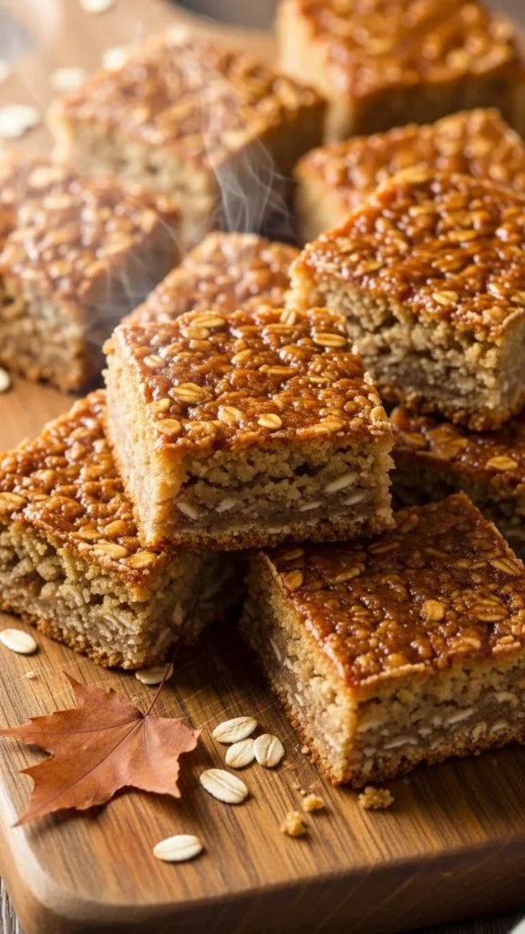 Chewy Maple Oat Bars
