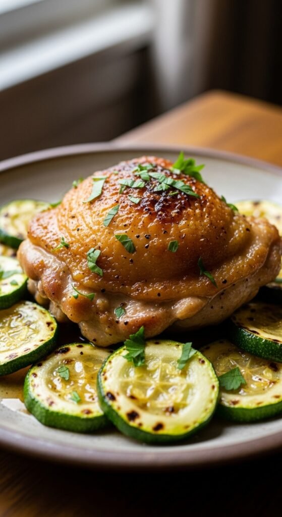 Chicken With Zucchini