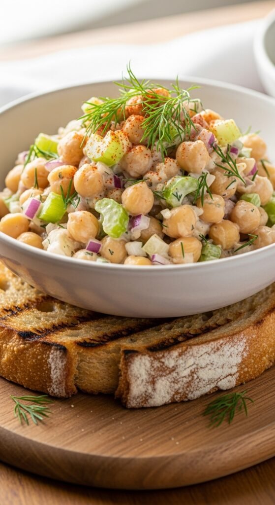 Chickpea Smash Sandwiches