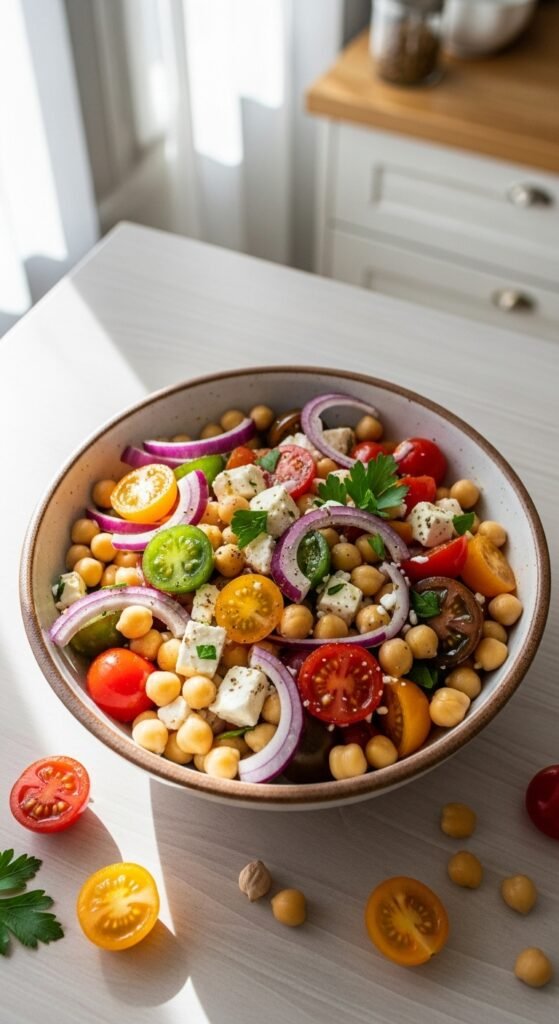 Chickpea Tomato Toss