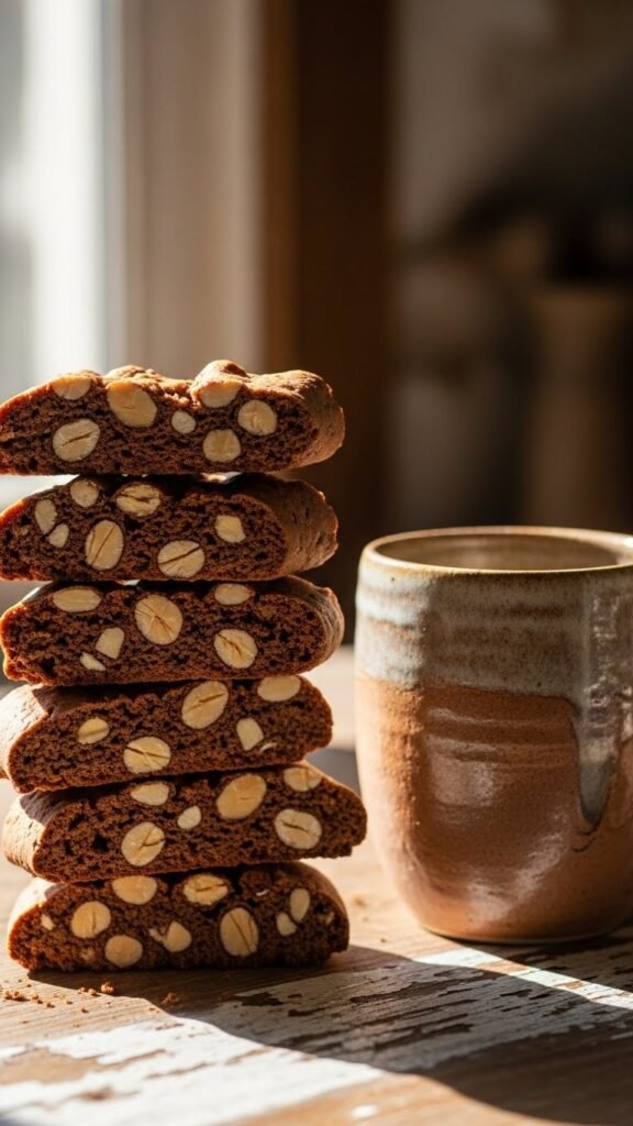 Chocolate Almond Biscotti