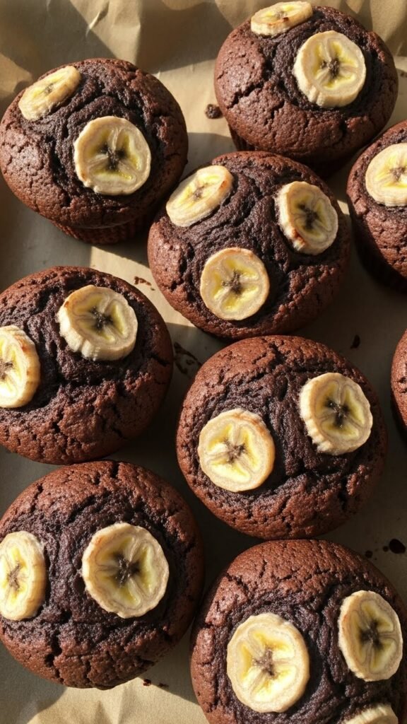 Chocolate Banana Muffins