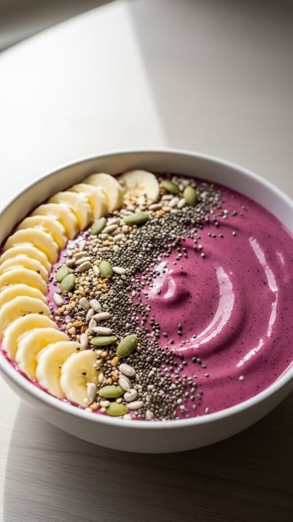 Chocolate Banana Smoothie Bowls