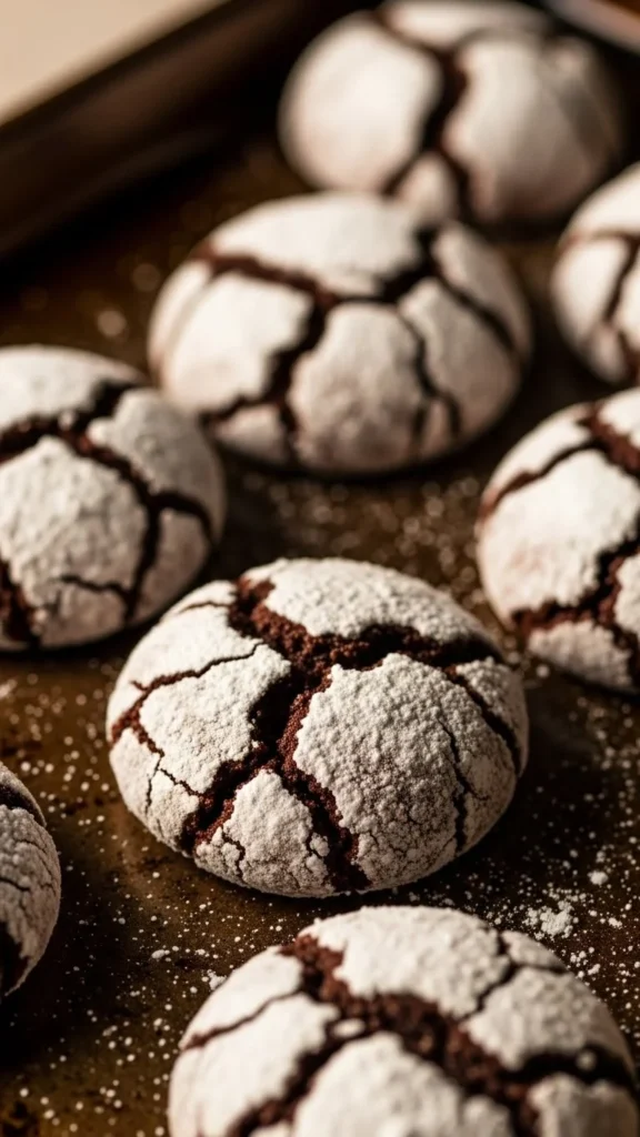 Chocolate Crinkle Cookies